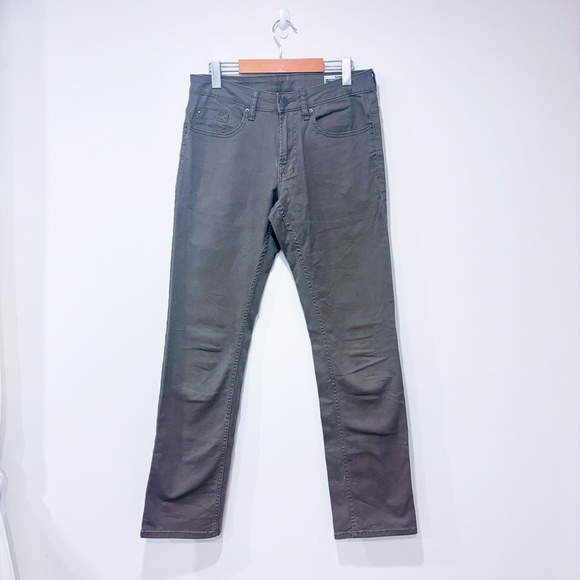 BUFFALO DAVID BITTON Sam slim straight green jeans - Picture 3 of 10